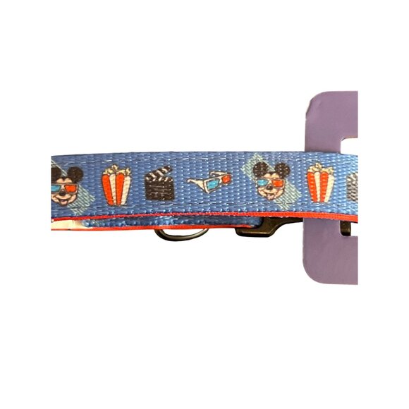 Disney Sassy Woof Adjustable Dog Pet Collar Blue Red Mickey Mouse Sz Small NWT - Picture 5 of 5